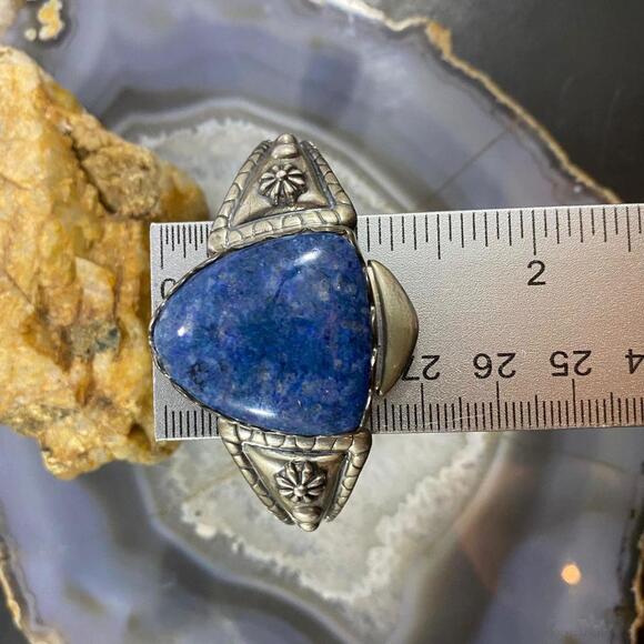 Carolyn Pollack Sterling Silver Shield Sodalite Decorated Bracelet For Women - Picture 10 of 10